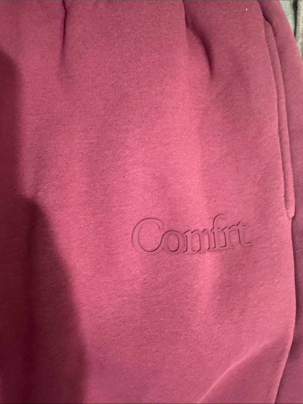 Comfort Fleece Sweatpants- berry